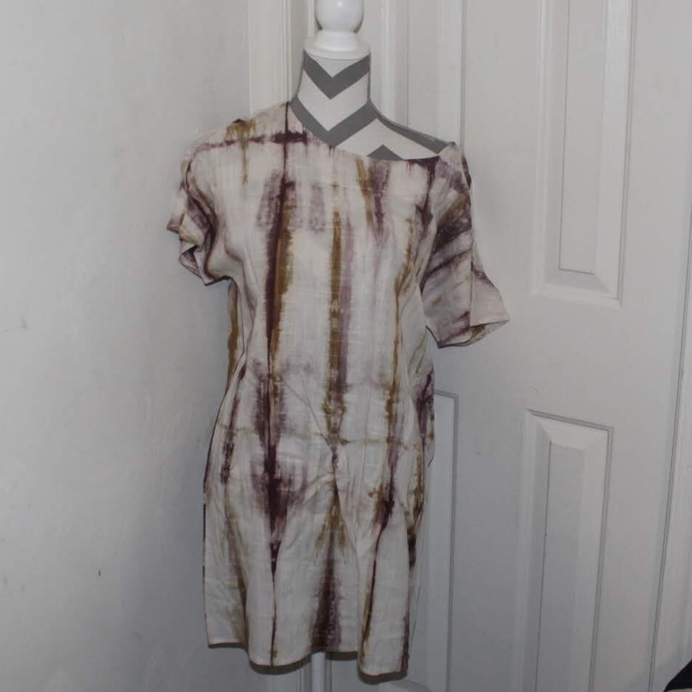 Linen Tie Dye Dress